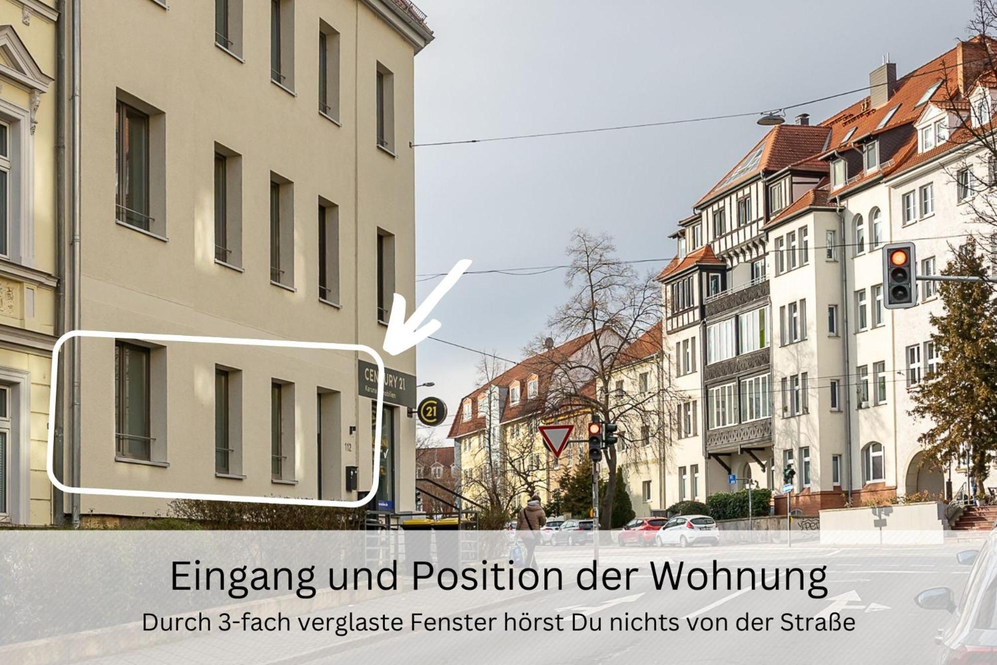 Bohnapartments - Altstadtoase - Balkon Und Garten - Wlan Erfurt Exterior foto