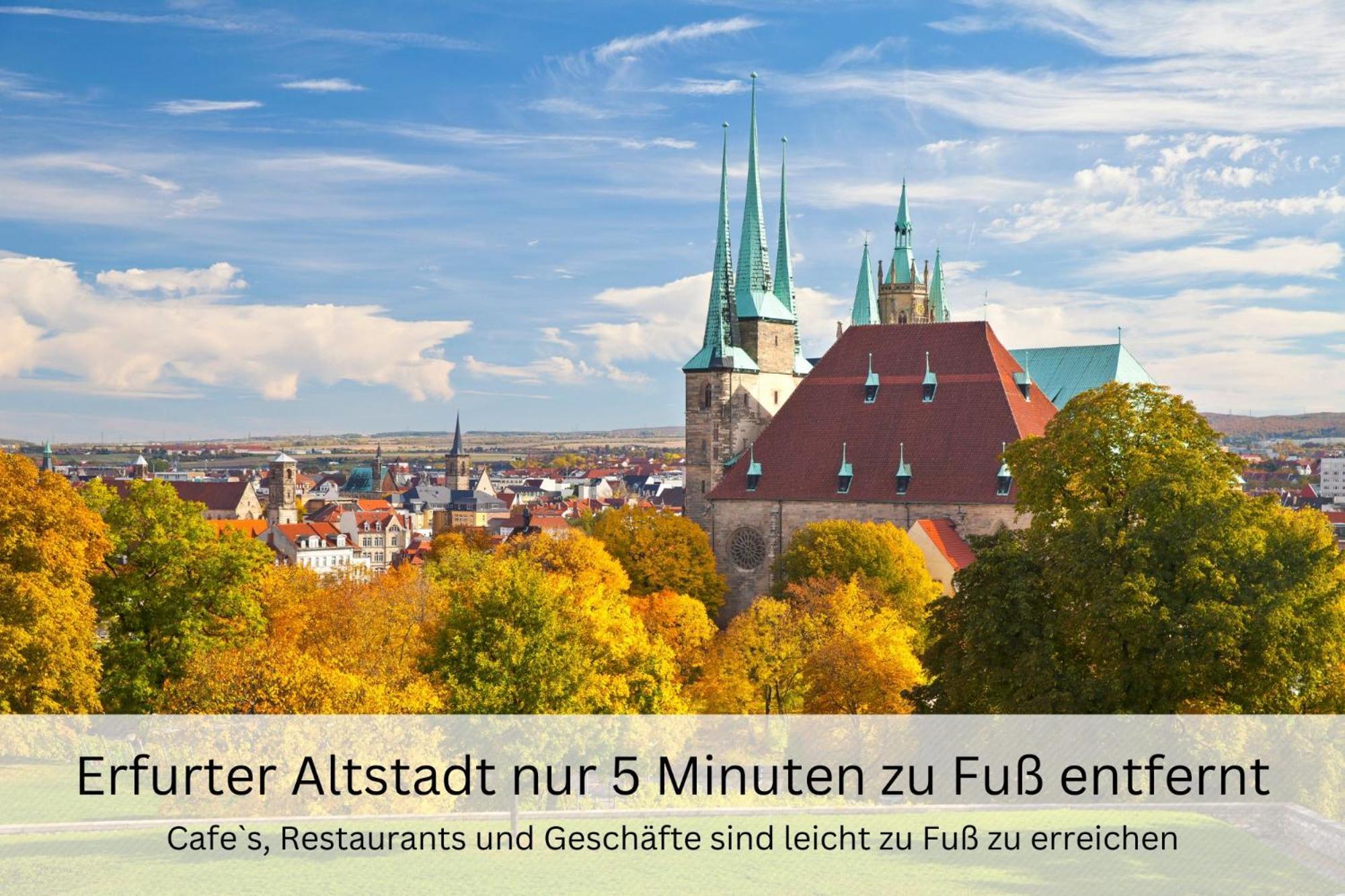 Bohnapartments - Altstadtoase - Balkon Und Garten - Wlan Erfurt Exterior foto