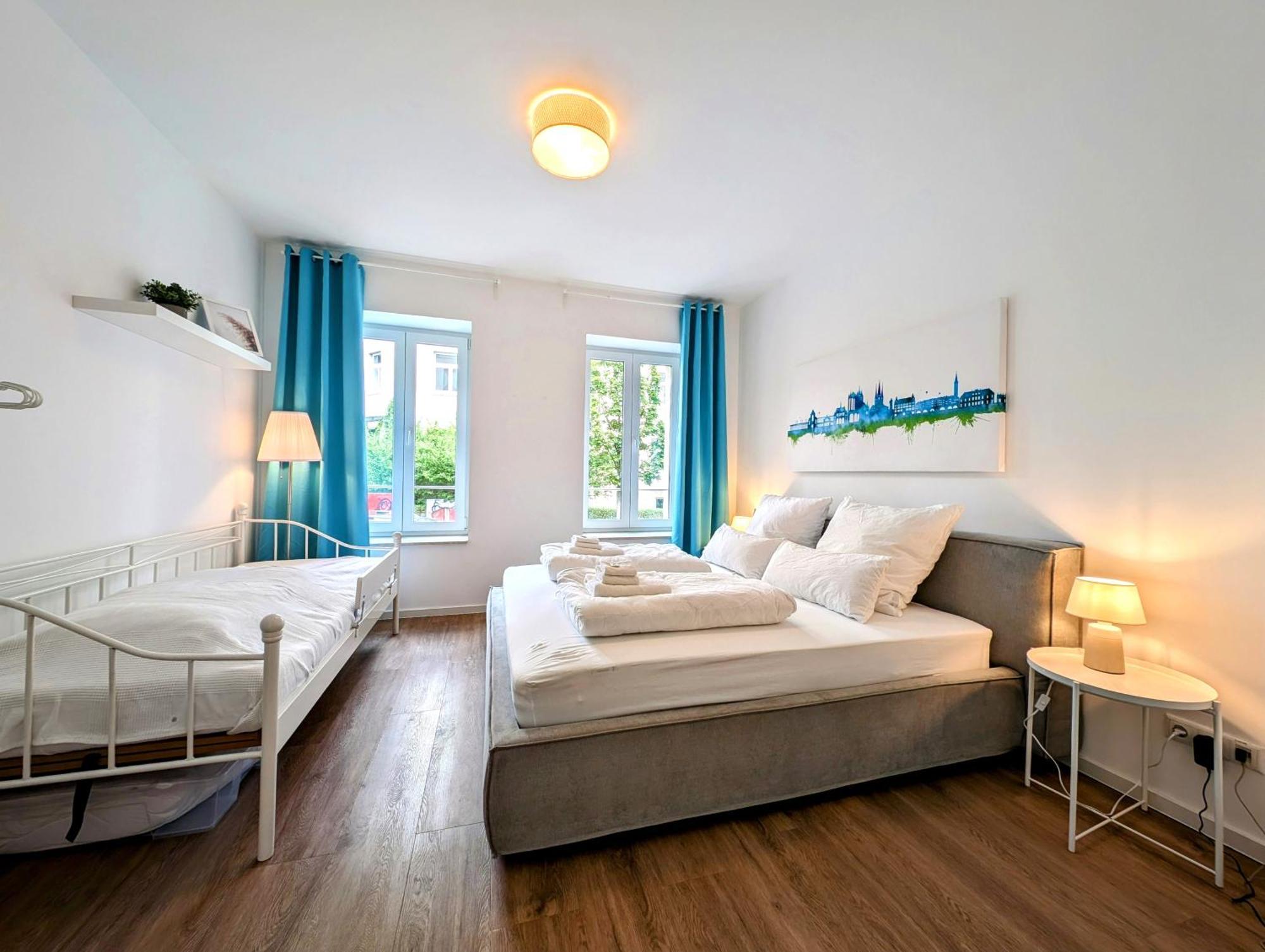 Bohnapartments - Altstadtoase - Balkon Und Garten - Wlan Erfurt Exterior foto